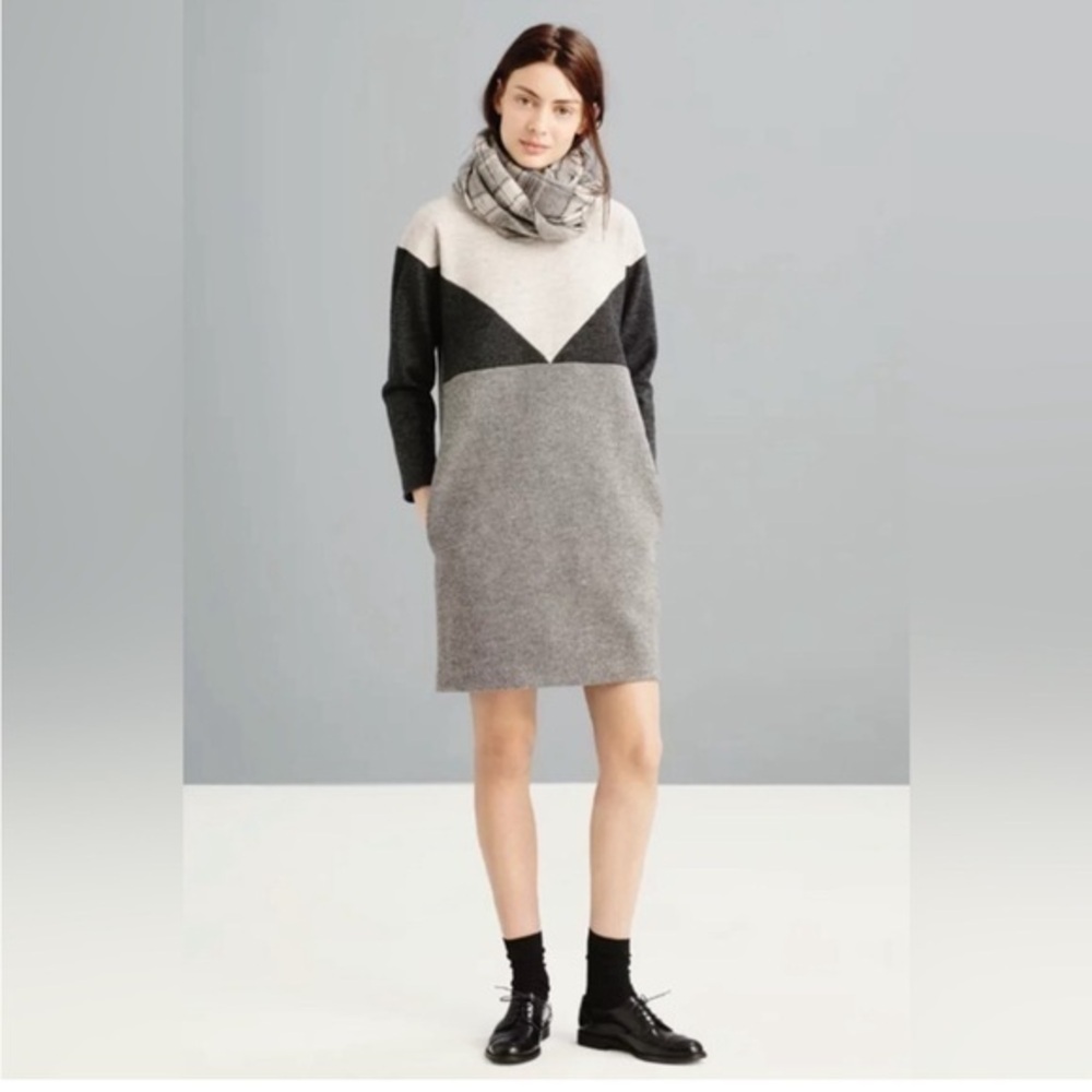 Madewell Colorblock Sweater Dress